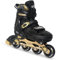 Nattork Inline Skates für Kinder und Erwachsene, 4 Größen Verstellbar Kinder Inliner mit Leuchtenden Radern, Renndesign Inline Skates für Damen Herren (Goldene, L (37-41))