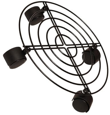 LIXSAZSE Ruedas de Nailon para macetas móviles de Exterior, con Pintura para Hornear, duraderas, giratorias y Patas para Exteriores.