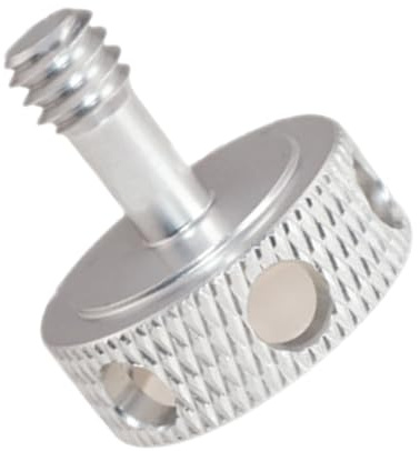 Tornillo roscado estándar de 1/4 pulgadas aleación de aluminio cámara tornillo de montaje para cabezas de trípode y accesorios de fotografía aleación de aluminio cámara perno
