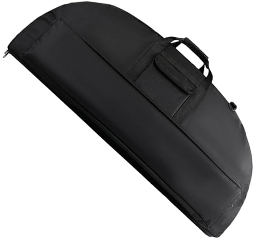 Licsaliwe Étui pour Arc à poulies de capacité, étui à Fermeture éclair réglable avec Sangles de Sac dos/45, 3x18, 1x2, 4 Pouces