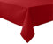 REDBEST Tischdecke, Tischwäsche Uni Seattle, 100% Baumwolle rot Größe 130x200 cm - Robustes, glattes Gewebe, mit hochwertigem Kuvertsaum