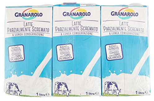 Granarolo Latte Parzialmente Scremato Uht 1L (Pacco Da 6)