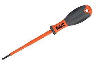 Super Rod 32229INS VDE CAB Tip Insulated Screwdriver, Orange, 100/3.0 mm
