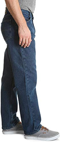 Classic 5-Pocket Relaxed Fit Cotton Jean, Dark Stonewash, 40W X 28L