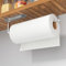 Susswiff Porta rotolo da cucina – autoadesivo o per forare sotto l'armadio - Porta rotolo da cucina argento per montaggio a parete - porta asciugamani di carta in alluminio aggiornato per bagno