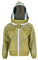 Imkerjacke Premium mit Atmungsnetz + Fechtschleier für Bienen Wespen Insekten Imkerei Stichschutz Insektenschutz S M L XL XXL XXXL, L · braun