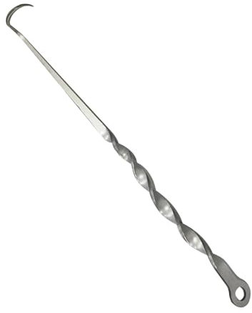 Crochet à viande pour barbecue - Outil de retournement de viande pour barbecue, crochet à viande en acier inoxydable pour barbecue | Tourne-viande pour barbecue, crochet à broche pour barbecue, croche