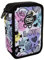 CoolPack XXL Federtasche Federmappe 3-Fach Schulstiftetui, dreifaches Federmäppchen, Federmäppchen für Mädchen, 3-stöckig, Mood, 44-teilig gefüllte Schüleretui