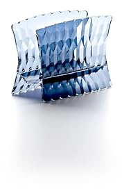 Guzzini - Vanity, portatovaglioli, Blu denim, in Bio-based SAN e Bio-based SMMA - ACQUA