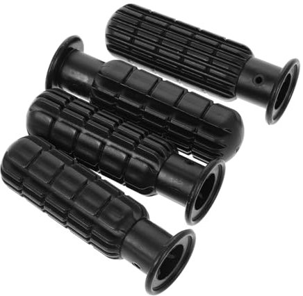 KICHOUSE 4 Stück Griff Für Kickertisch Finger Ersatz Zubehör Kickergriffe Griffe Für Kickertische Kickertisch Erwachsenengröße Griffe Für Fußballtische Fußballtischgriff Teil PVC Black