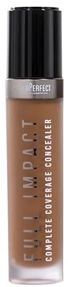 BPerfect Full Impact Concealer – Full-Coverage Soft-Matte Formula Infused with Niacinamide & Glycerin – Shade D1.5 (Deep Neutral Brown Slight Warm Undertone), 11 ml