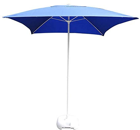 Sombrilla cuadrada de jardín de 6.5 pies para exteriores, perfecta para eventos de playa, relajación junto a la piscina, mercados comerciales, parasol duradero para jardines y obras de construcción