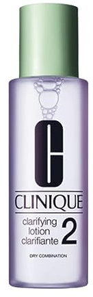 Clinique 3-Step Clarifying Lotion Face Exfoliator 2 | Toner With Witch Hazel | For Dry Combination Skin Types, 6.7 Fl Oz