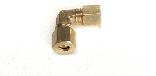 LTWFITTING 1/4-Inch OD 90 Degree Compression Union Elbow,Brass Compression Fitting(Pack of 5)