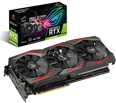 ASUS ROG Strix GeForce RTX 2060 SUPER EVO Gaming grafikkort (8 GB GDDR6, PCIe 3.0, Raytracing, 0db-teknik, auto extremteknologi)