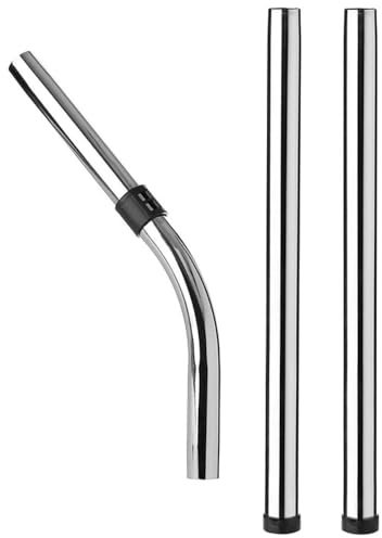 32mm Extension Tube Pack of 3 | for Numatic Henry Hetty Hoover Vacuum Cleaners | Premium Quality Replacement Chrome Tools Rod Bundle