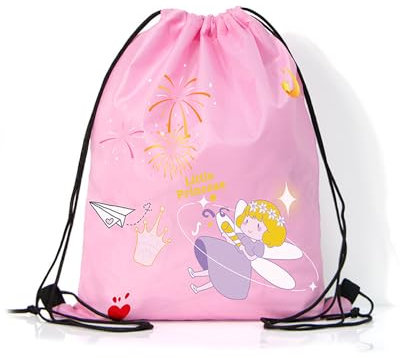 Zeayebsr 1PCS Sac à dos à Cordon pour Enfants -Sac de Sport et de Sport étanche Plage Natation École Voyage Sac à dos Cadeau d'Anniversaire avec Poche Zippée,sac piscine enfant,sac piscine