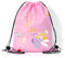 Zeayebsr 1PCS Sac à dos à Cordon pour Enfants -Sac de Sport et de Sport étanche Plage Natation École Voyage Sac à dos Cadeau d'Anniversaire avec Poche Zippée,sac piscine enfant,sac piscine