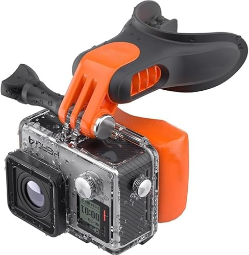 REFLEX CAMERA Supporto per videocamera d'azione compatibile con GoPro Hero 13-8/Akaso/DJI Osmo/Insta360/Wolfgang – Supporto POV a mani libere con vite di sicurezza, leggero per surf, ciclismo