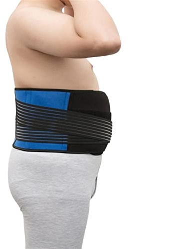 Tallas Grandes S-6XL Faja Lumbar Mujeres Y Hombres Cinturón De Descompresión Lumbar Ajustable Corrector De Postura Cintura-Espalda Entrenador De Cintura Deportivo para Uso Diario(6XL)