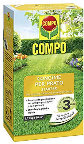 Compo Floranid Starter Engrais pour gazon 1.25 Kg rose