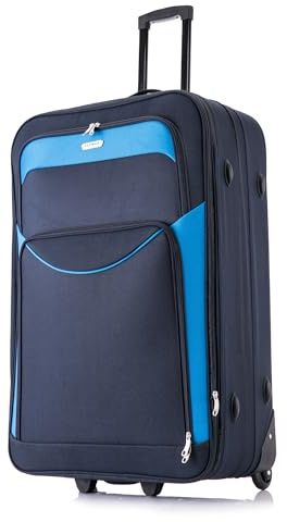 FLYMAX 29 Large Suitcase Lightweight Luggage Expandable Hold Check in Travel Bag on Wheels BLIE 90L