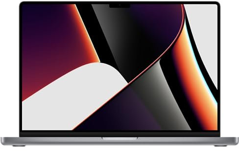 2021 Apple MacBook Pro with Apple M1 Pro (14-inch, 32GB RAM, 512GB SSD Storage) (QWERTY English) Space Grey (Renewed)