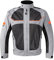 Ronyme Motorrad-Reitjacke Motocross-Jacke Aufprallschutz Reflektierender atmungsaktiver Mesh-Schutzmantel für Motorradfahren im Sommer, grau 2XL