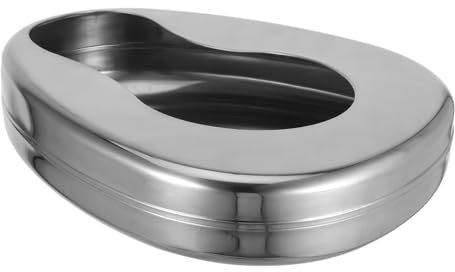 Bedpan Urinal Stainless Steel Portable Nursing for Bedridden Patients