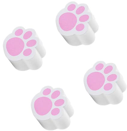 EXHUMKY 4Piezas Limpiadores de Espejo Baño de Unidades de Esponjas para Limpieza de Superficies Efecto Adhesivo y Diseño Único para Uso y