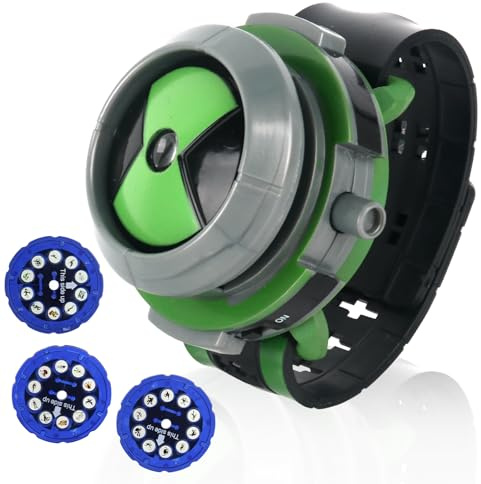 KBIBCK Ben Omnitrix orologio proiezione Giocattoli action figure, Ben tenWatch regalo Natale compleanno
