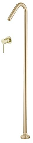 DFEDHF Bath Tap Floor Mounted Bath Taps Hot and Cold Brass Single Handle Concealed Bath Taps Concealed Bath Mixer Tap Floor Mounted Bath Taps, Gold