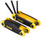 Stanley 2-69-267 Jeu De 17 Clés Allen Système Impérial Outil Pliable - Robustes Et Compactes - Dimensions 14,1 X 18,1 X 4,1, Jaune