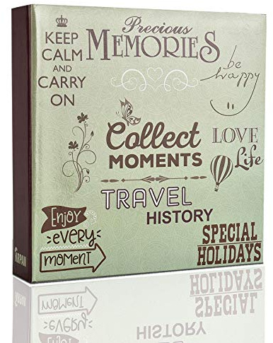 Arpan Photo Album Slip In Case Memo Photograph For 200 x 4 x 6 Inch / 10x15 cm Picture (Memories)