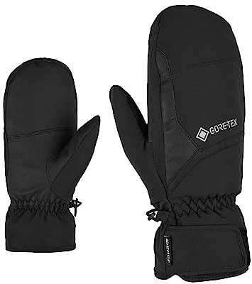 Ziener Garwel GTX Mitten Glove Alpine Ski-Handschuhe/Wintersport | Wasserdicht, Atmungsaktiv, Black, 9