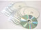 5 discos en blanco grabables Blu Ray de Ritek, 6X, 25 GB BD-R, imprimibles por inyección de tinta blanca de cara completa, en fundas de plástico Dragon Trading