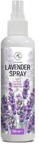 Lavender Pillow Spray 250ml - Mist Spray with Lavender Essential Oil - 100% Pure Lavender Aromatherapy Spray - Great for Yoga & SPA - Relaxation & Good Sleep - Room Spray for Good Mood