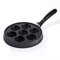 JD Europe Cast Aluminium 7 Round Ball Danish Pancake Aebleskiver Pan