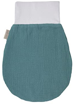 KraftKids Saco de muselina azul nilo para primavera/verano de muselina de algodón, disponible en dos tamaños
