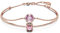 Swarovski Stilla Armreif, Rosé Vergoldetes Damenarmband mit Filigraner Kette und Strahlenden Swarovski Kristallen