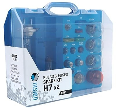 Aurum H7 Lampenbox Lampen Birnen Beleuchtung Glühlampen Sicherungen Set 12V 19 Tlg.