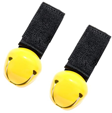 Campanello per Orso, 2 Pezzi Campane Anti Orso per Escursionismo con Silenziatore Magnetico, Campana per Collare di Cani in Metallo per Campeggio Sopravvivenza