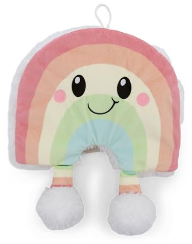 NICI Wärmflasche Regenbogen Nibsi 350ml 23x27cm - bunt - Kuscheliges Wärmetier ab 10 Monaten – Plüschtier-Wärmflasche, Wärmebeutel für Kinder und Erwachsene | 62331