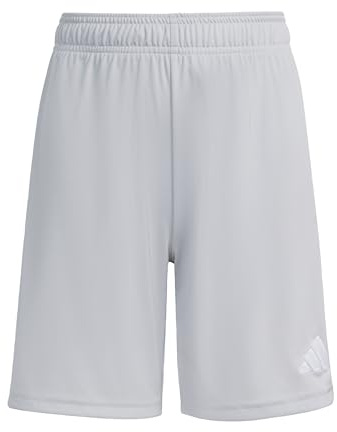 adidas Unisex niños Entrada26 Kids Shorts, Team Light Grey/White, 13-14 Years
