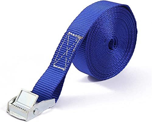 CTCOIJRN , Spännband, 1 st 200 x 2,5 cm bilspännrep spännband spännband spärrbälte starkt bagage väska surrning metallspänne dragrep spännare surrning