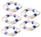ifundom 5St Mini-Rettungsring spaß plastikenten Wanddekoration gartendeko schwimring Rettungsringschmuck Mini-Etikett dekorativ Ornamente Boje Haushaltsschmuck Schwimmringdekorationen Blue