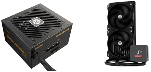 ENERMAX MARBLEBRON II 850 Watt modulares 3.1 ATX Gaming Netzteil 80PLUS Bronze & LIQMAX IV 240mm CPU Wasserkühlung mit Digital Anzeige Bundle; EMB850-LMIV240