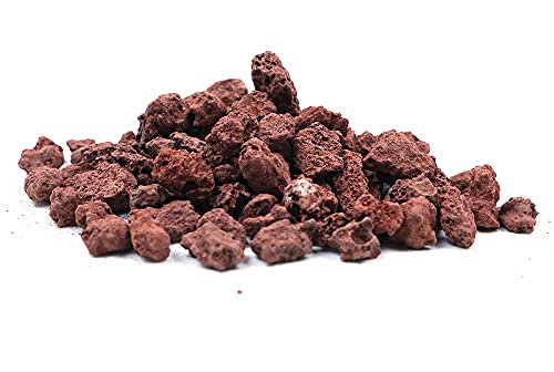Tiardey 240g Lava Rock Granules,Decorative Landscaping for Fire Bowls,Fire Pits,Gas Log Sets,Indoor or Outdoor Fireplaces - (3-5mm)