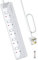 PIBEEX Extension Lead 5 Way Multi Plug Extension Sockets with Individual Switches Wall-Mounted Power Strip 1.5M Extension Cord 13A Fused UK Plug 3250W