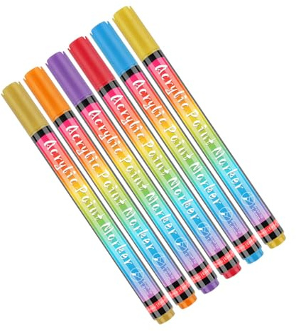 MHADBKH 6 x Nagellackstifte für Haustiere, schnelltrocknend, sicher, geruchsneutral, für modische Hundenägel, Kunst für Zuhause und Haustierstudios, Hundepflege-Zubehör